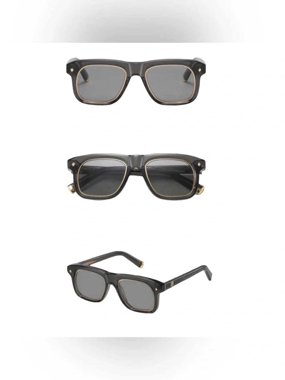 Premium Black and Gold Men’s Sunglasses - Designer Style